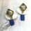 Thumbnail: Rope Diamond Earrings w/Blue Kyanite