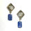 Thumbnail: Rope Diamond Earrings w/Blue Kyanite