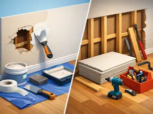Repairing Drywall Versus Replacing It