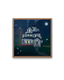 The Witches House (Halloween 2025 art) moc up