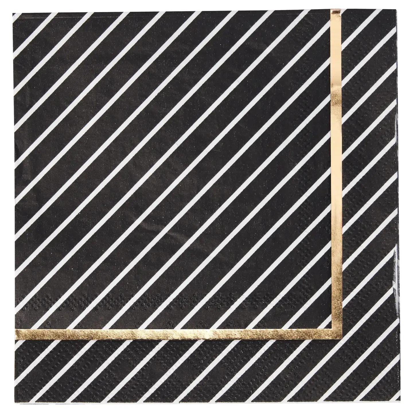 Cocktail Napkin Everyday Black, 20 count