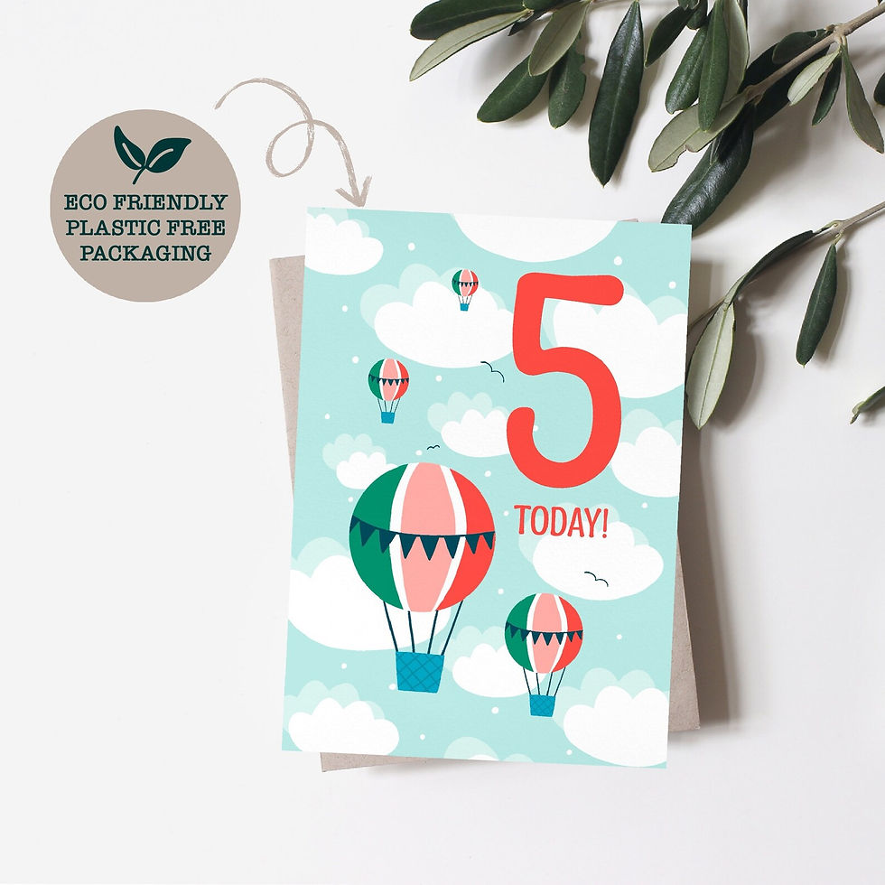 Thumbnail: Children's Age Birthday Card