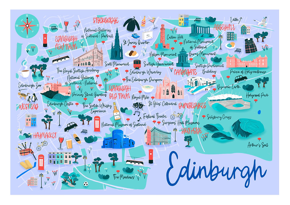 Thumbnail: Edinburgh Art Print