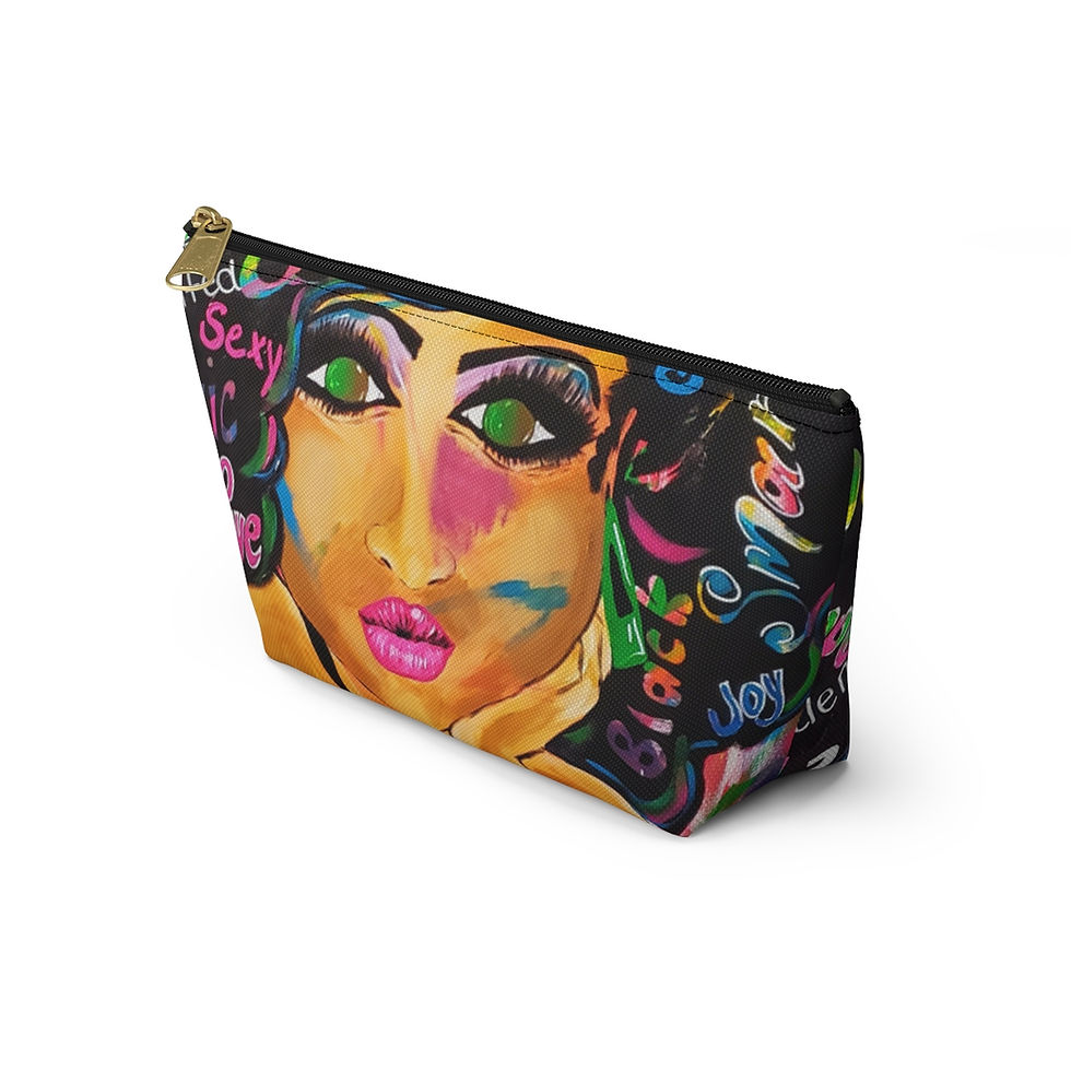 Thumbnail: Melanin Magic Make up/ Accessory bag (T-bottom)