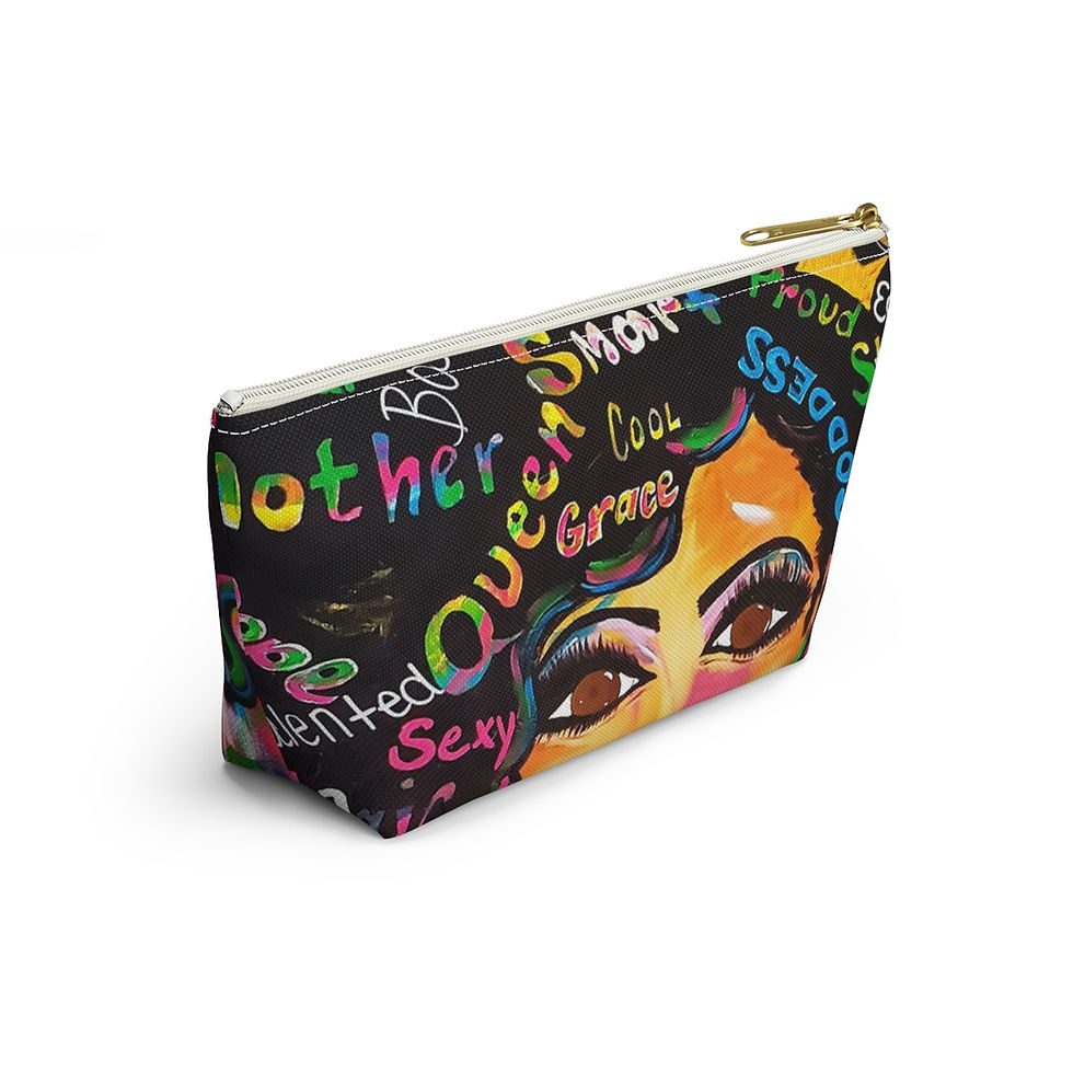 Thumbnail: Melanin Magic Make up/ Accessory bag (T-bottom)