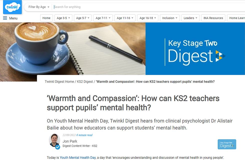 Supporting KS2 pupils’ mental health