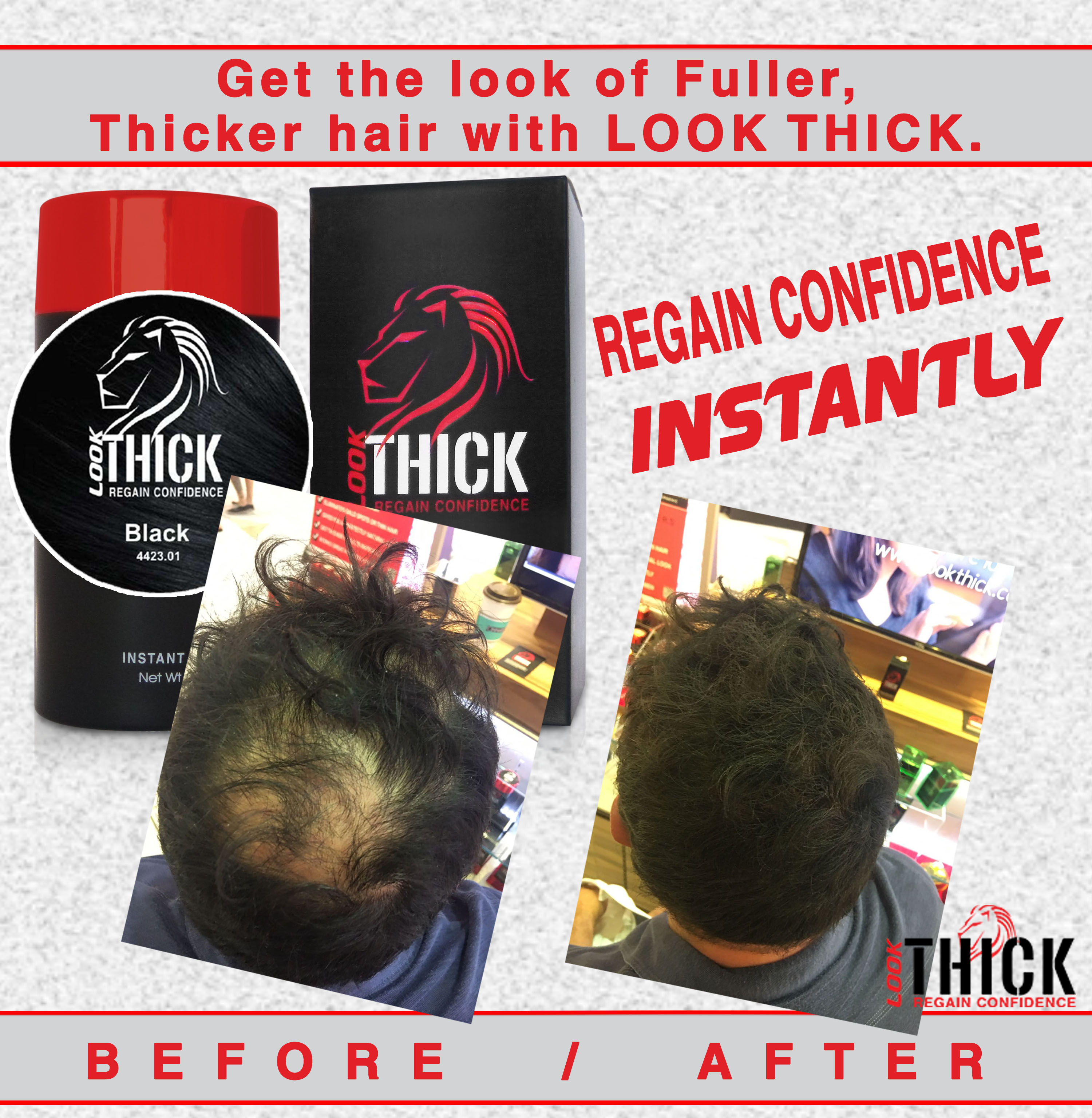 Cover Gray Hairs And Add Vibrancy To Your Hair Using Look Thick