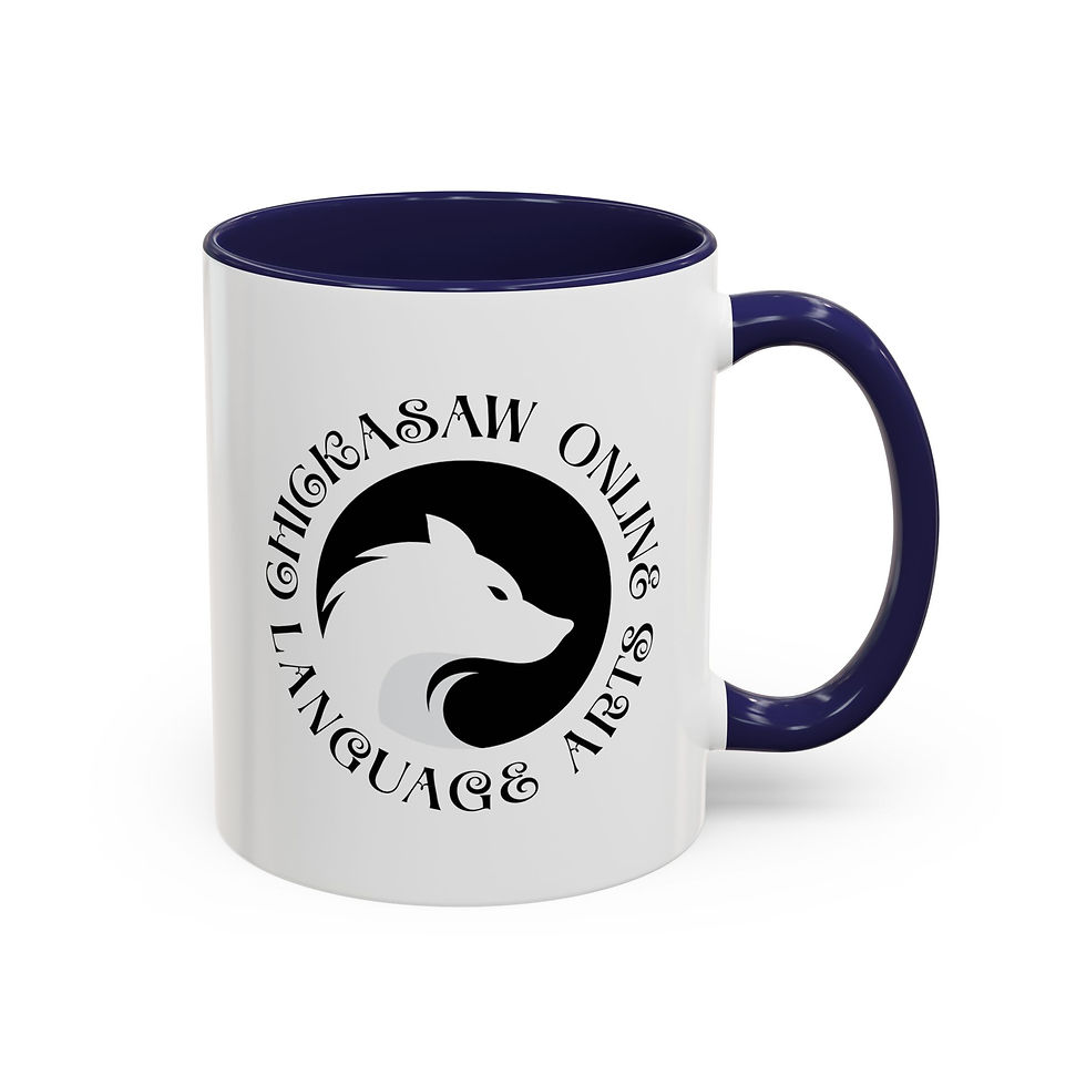 Thumbnail: Mug - Chickasaw Online Language Arts Wolf Logo Coffee Mug (11, 15oz)