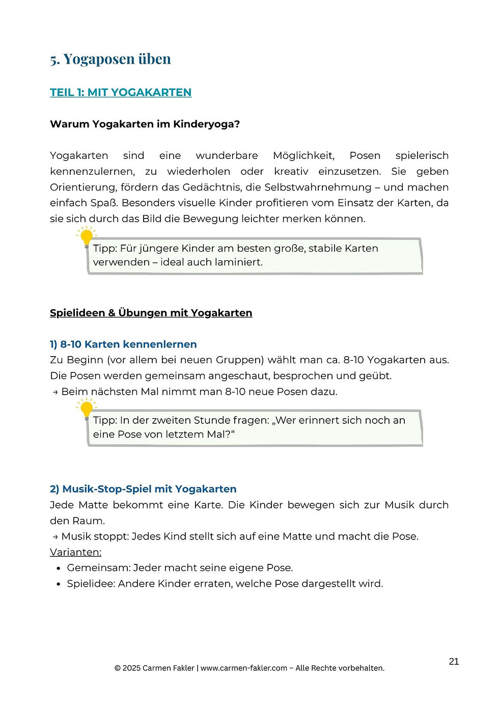 Miniaturbild: Kinderyoga spielerisch & wirksam gestalten