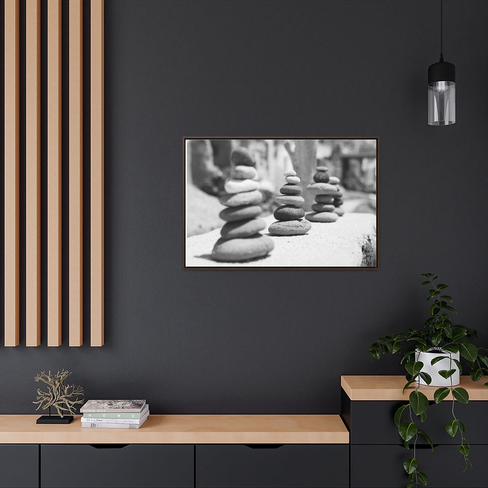 Thumbnail: Timeless Balance:The Serenity On Canvas Wrap Picture For Home Decor