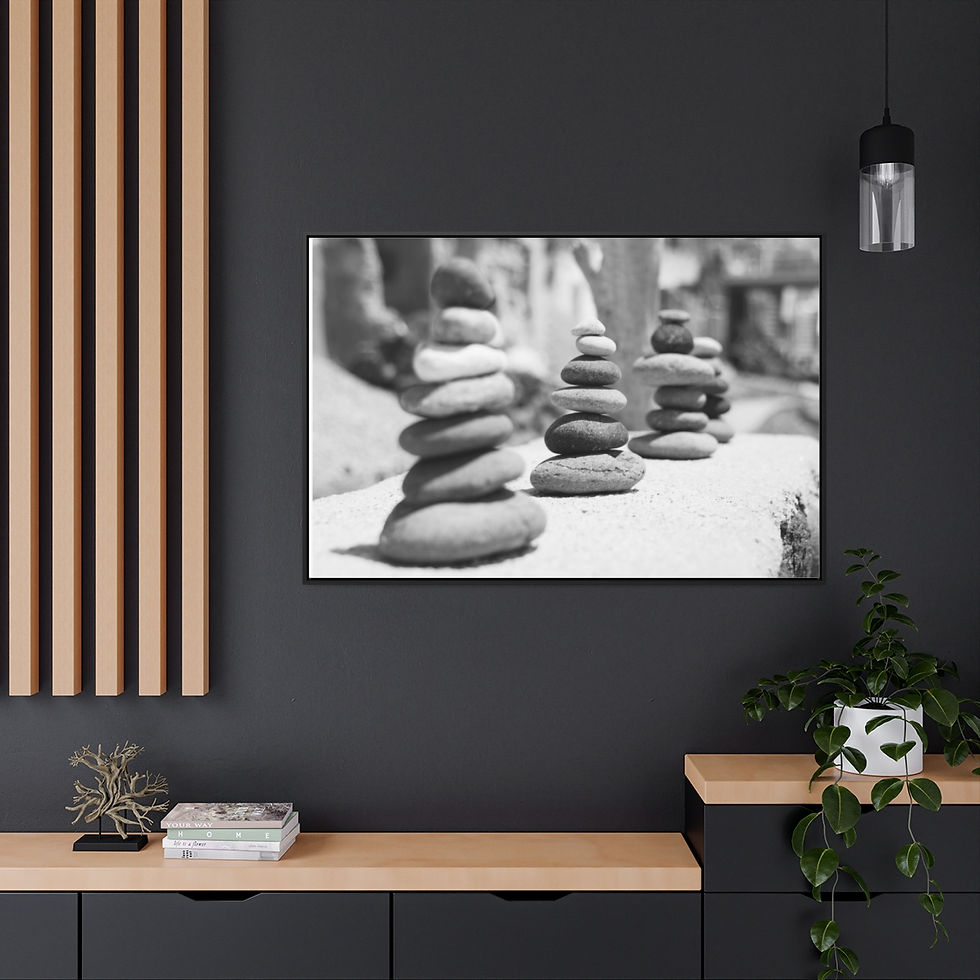 Miniaturbild: Timeless Balance:The Serenity On Canvas Wrap Picture For Home Decor