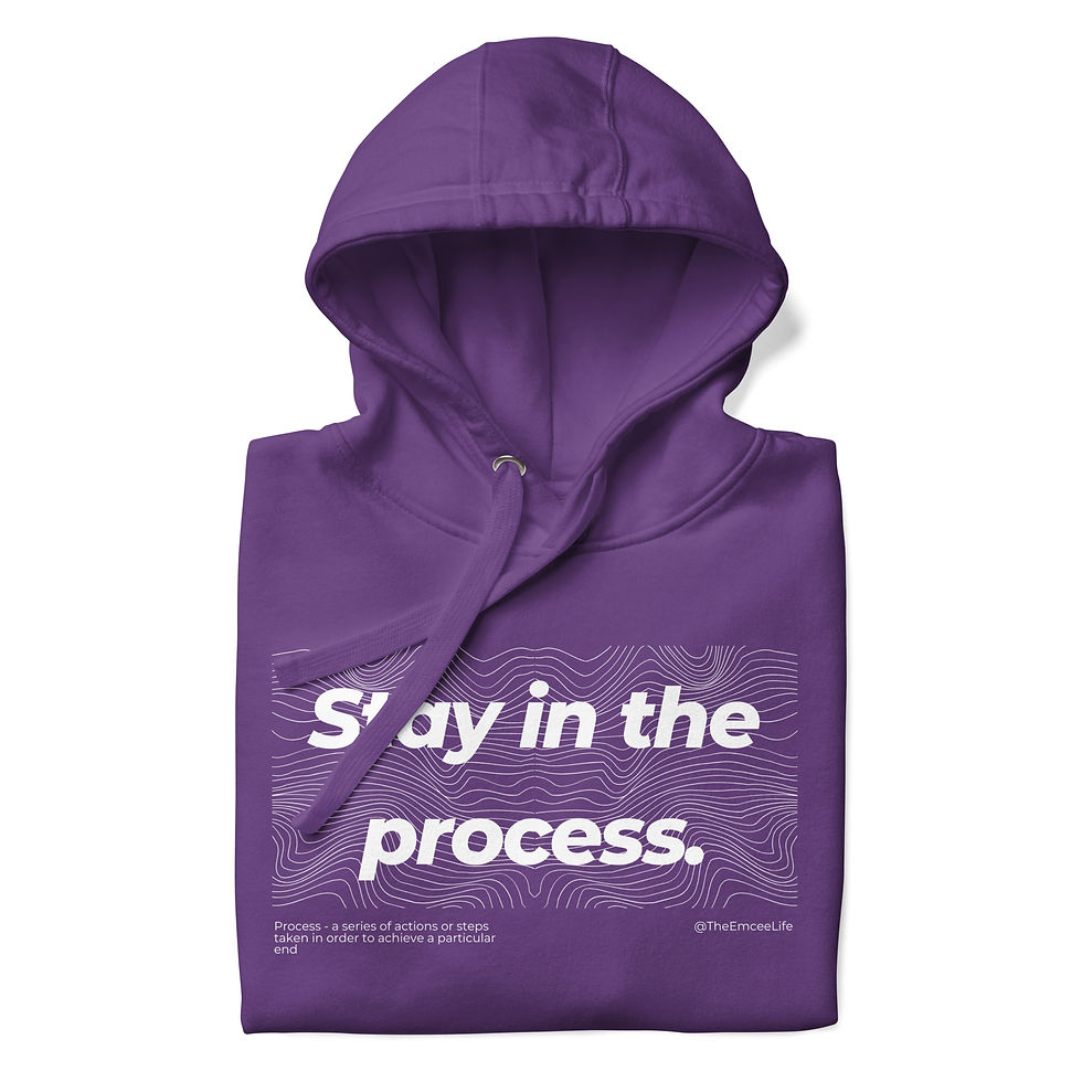 Thumbnail: "Stay in the Process" hoodie