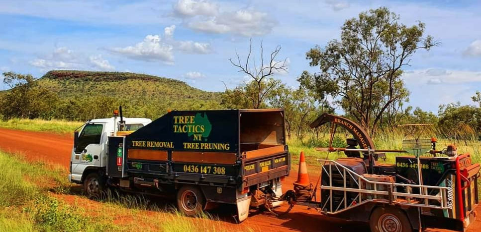 tree tactics nt truck with the chipper