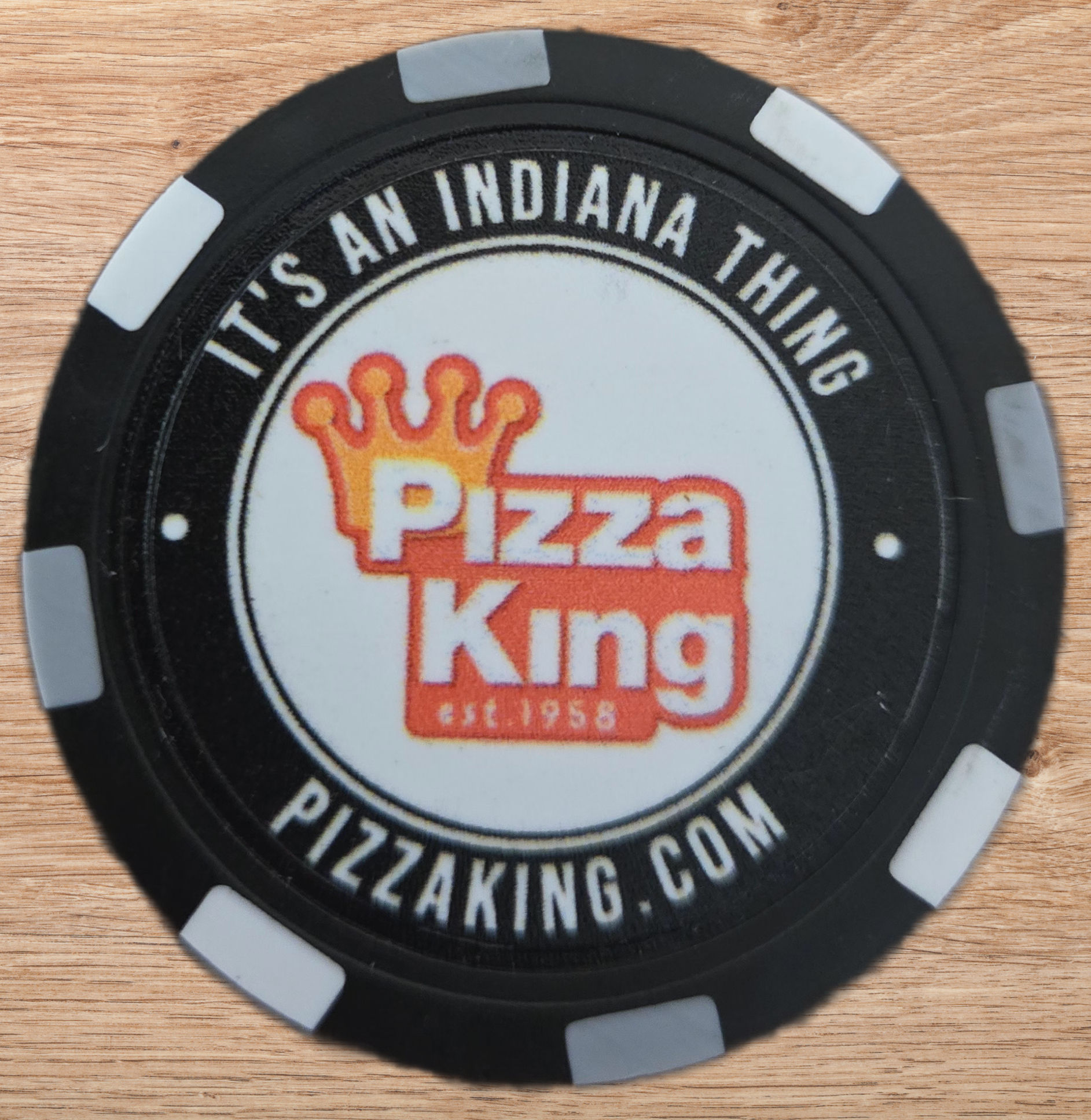Pizza King Poker Chip/Ball Marker