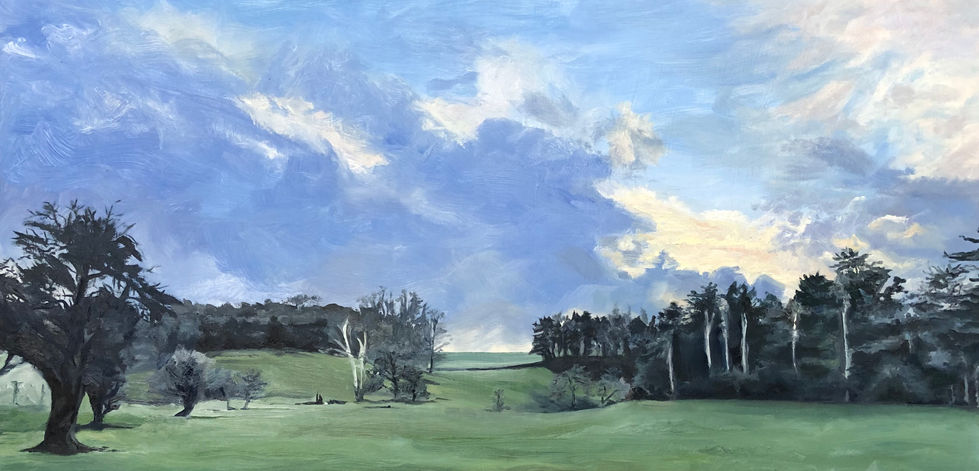 Winter Sky at Cotswold Farm