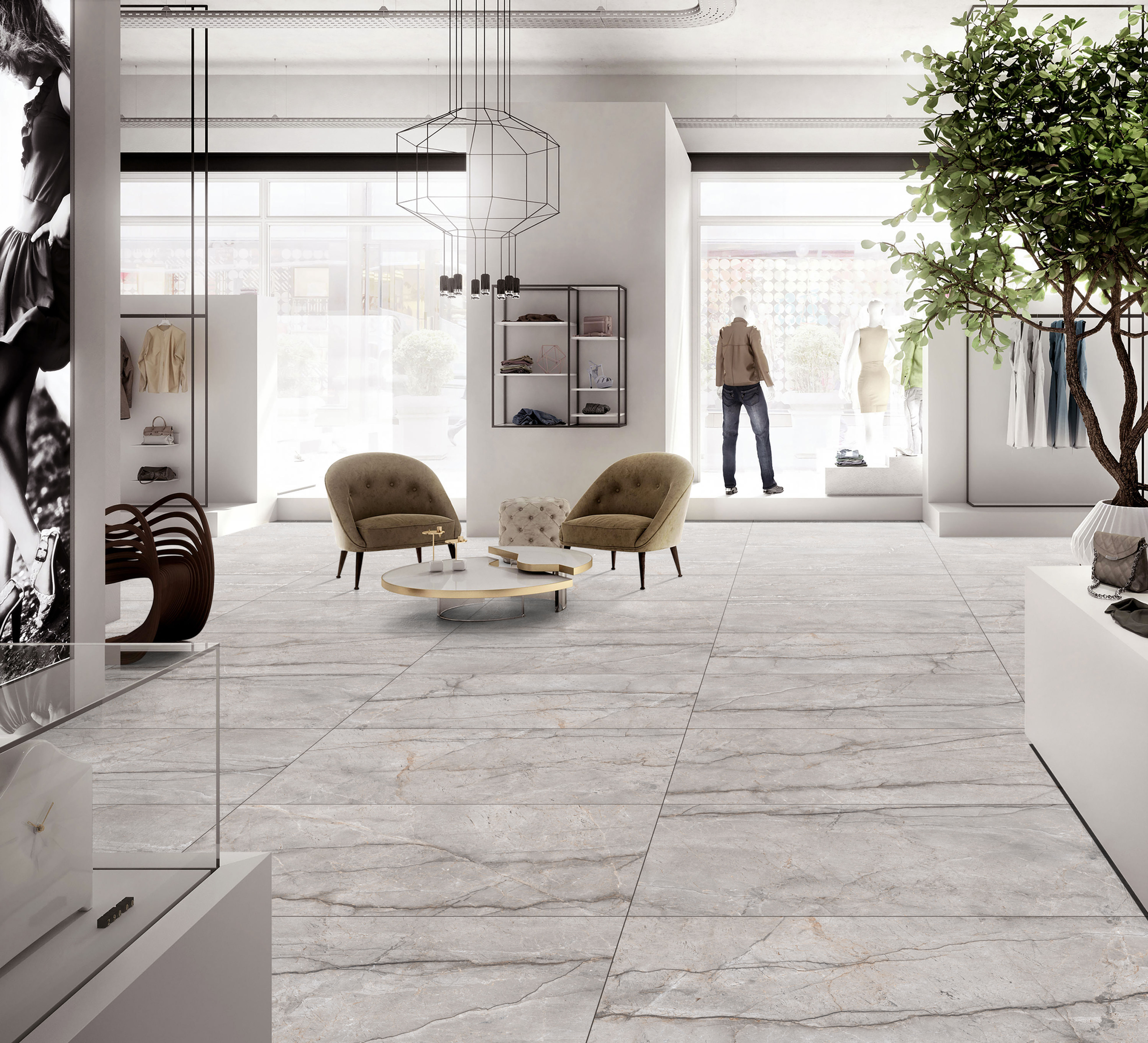 CARRELAGE EFFET MARBRE MAT SOL ET MUR