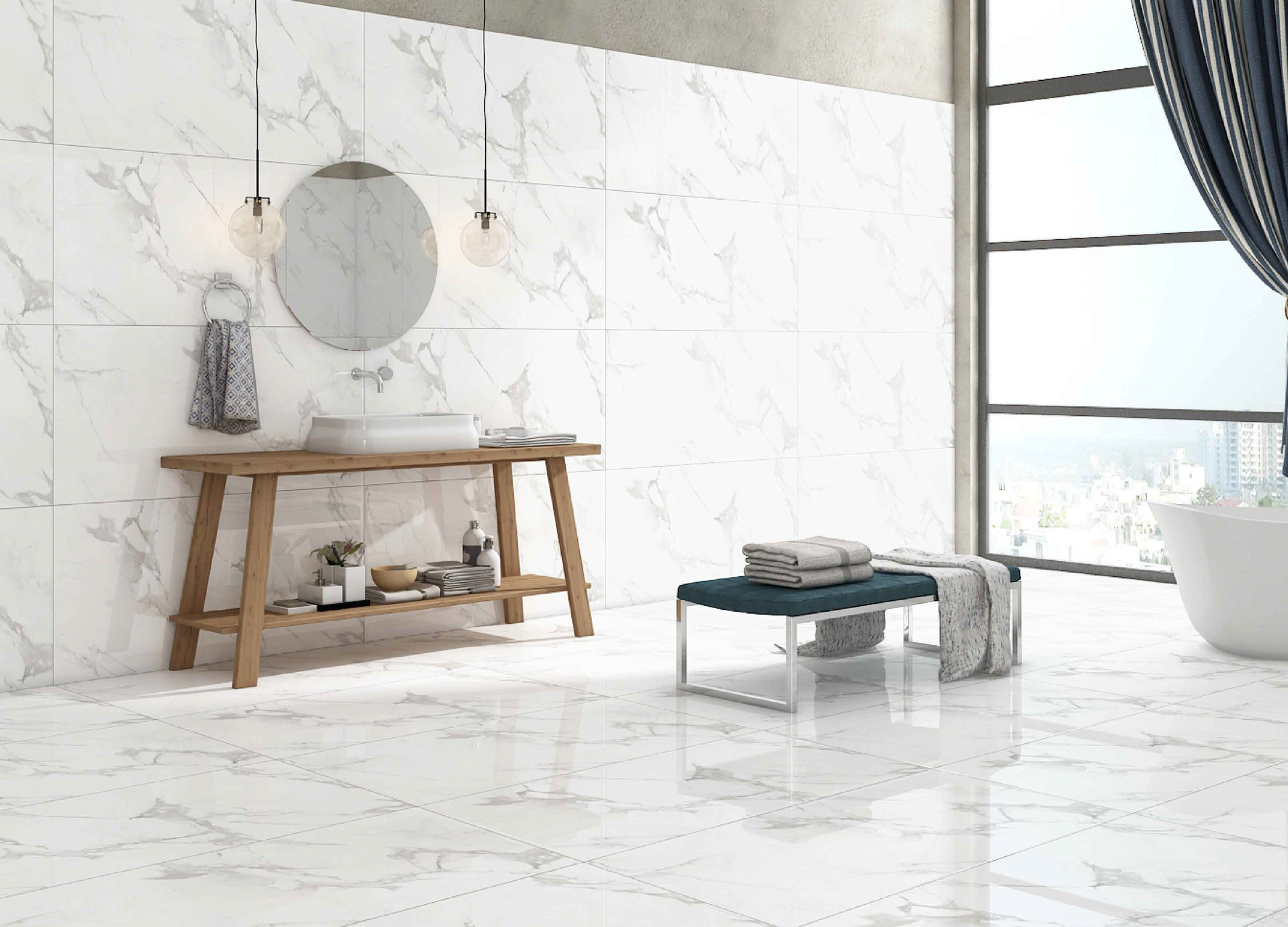 CARRELAGE EFFET MARBRE SOL ET MUR