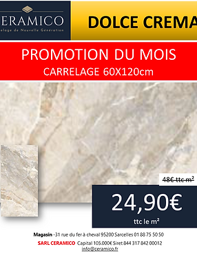 PROMOTION CARRELAGE CERAMICO