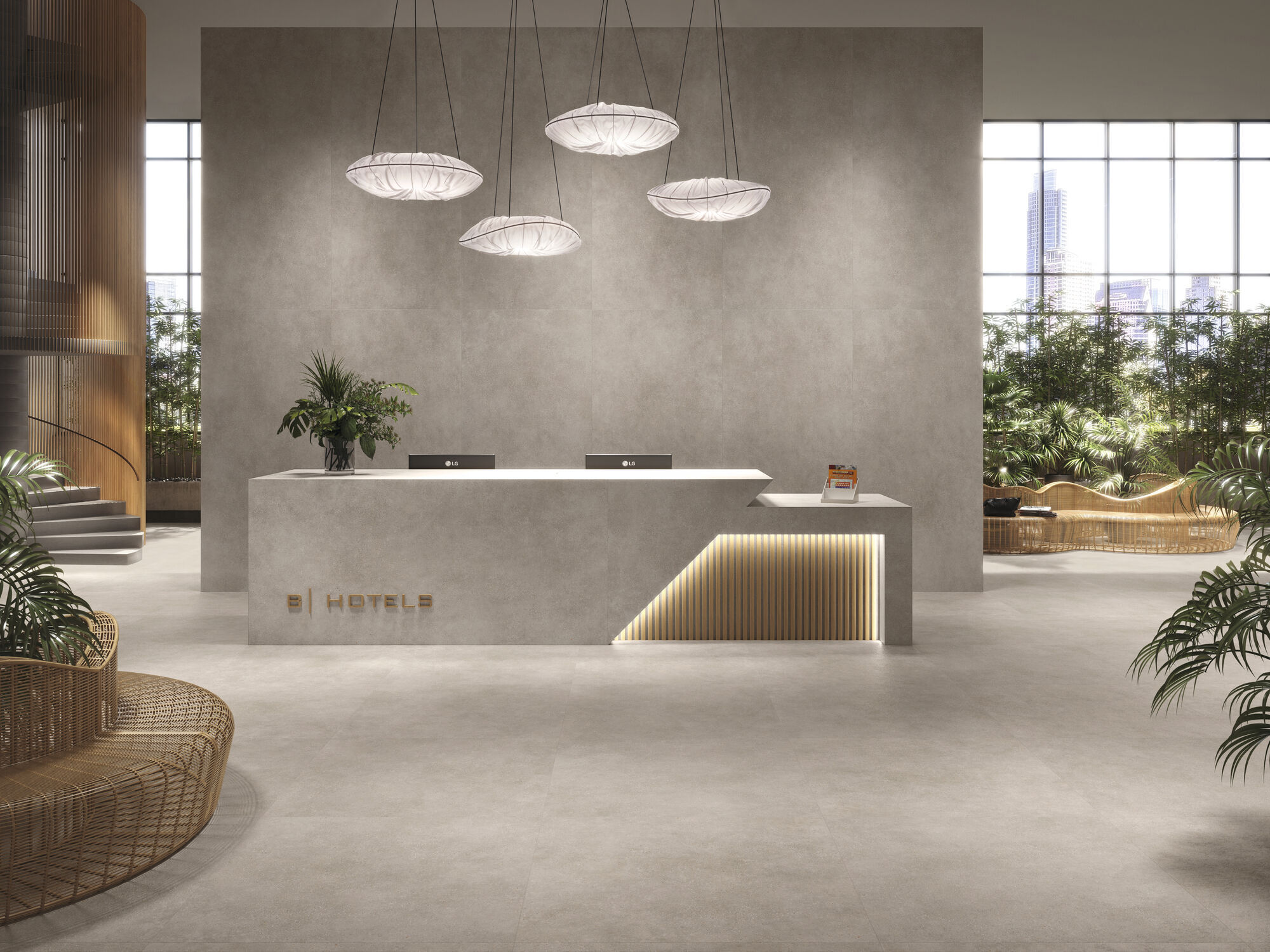 CARRELAGE EFFET BETON SOL ET MUR