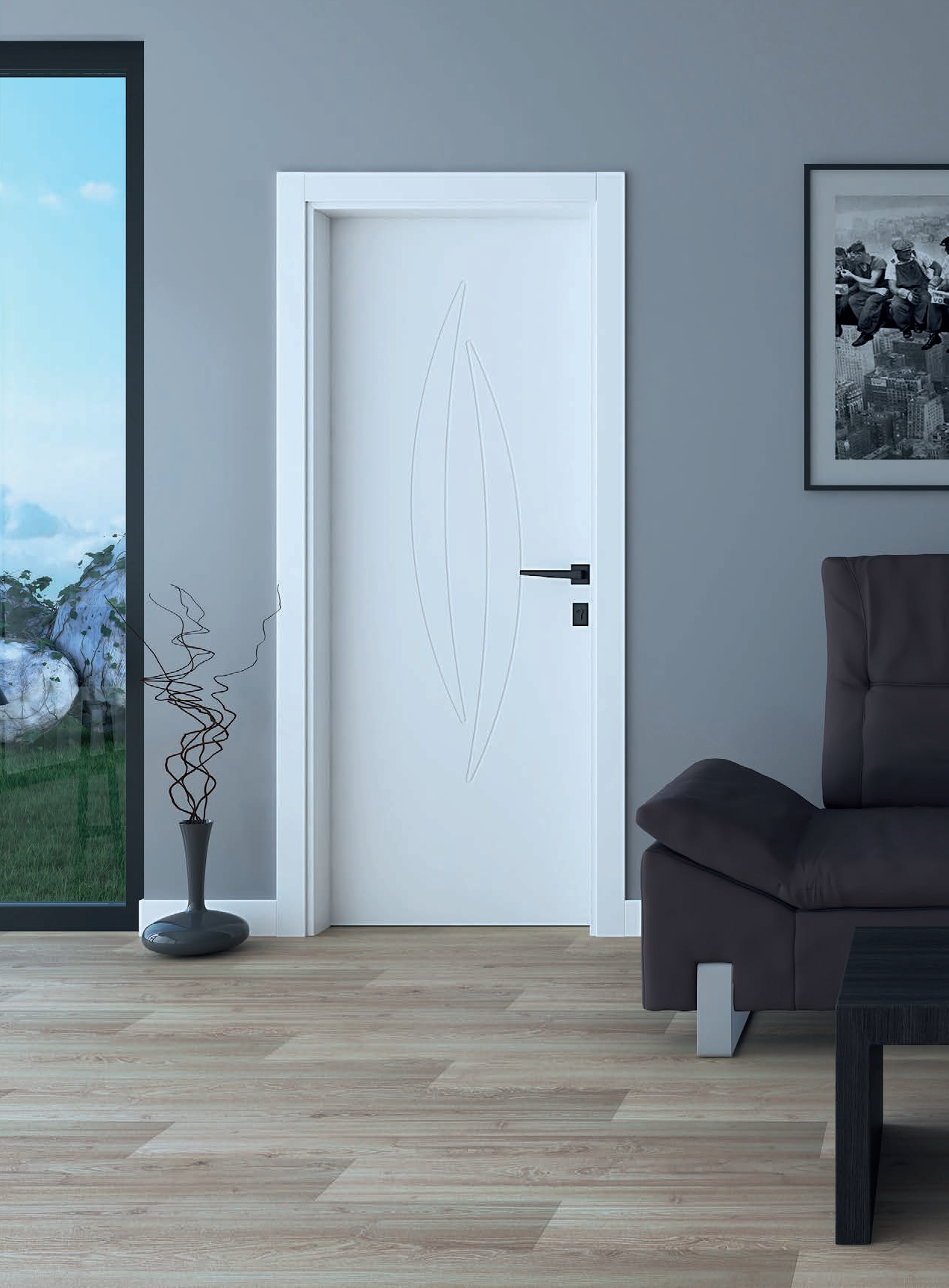 PORTE INTÉRIEUR AGGLOMÉRÉ