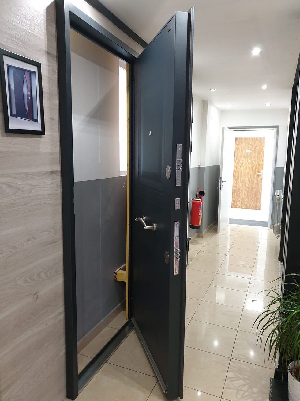 Thumbnail: ARMORED GALVANIZED STEEL DOOR