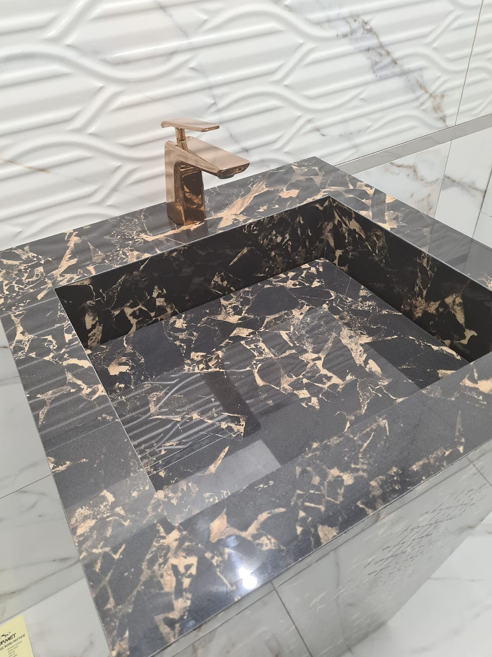 Thumbnail: Washbasin&nbsp; ceramic marble effect