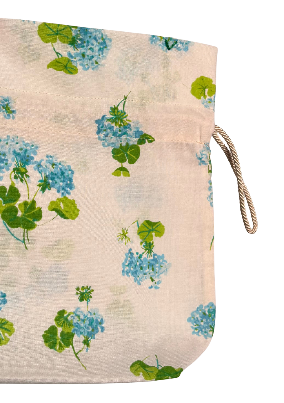 Thumbnail: Borghetto Blue Flowers Medium Pouch