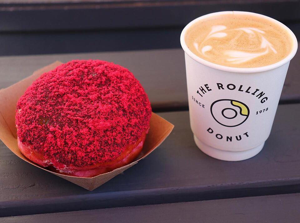 The rolling donut - red velvet donut