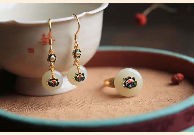 Miniature : Boucles d'Oreilles Lotus