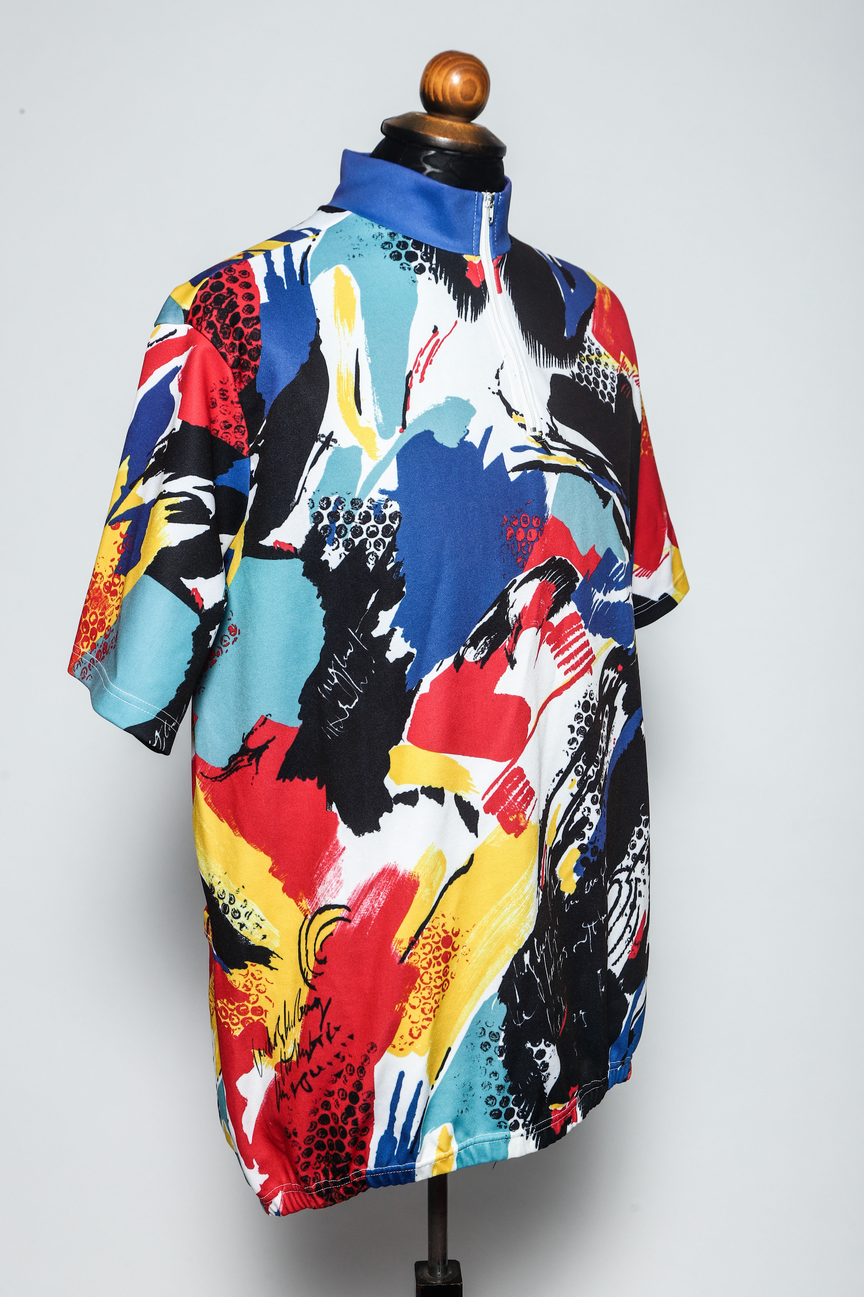 Crazy Print Bicycle Top