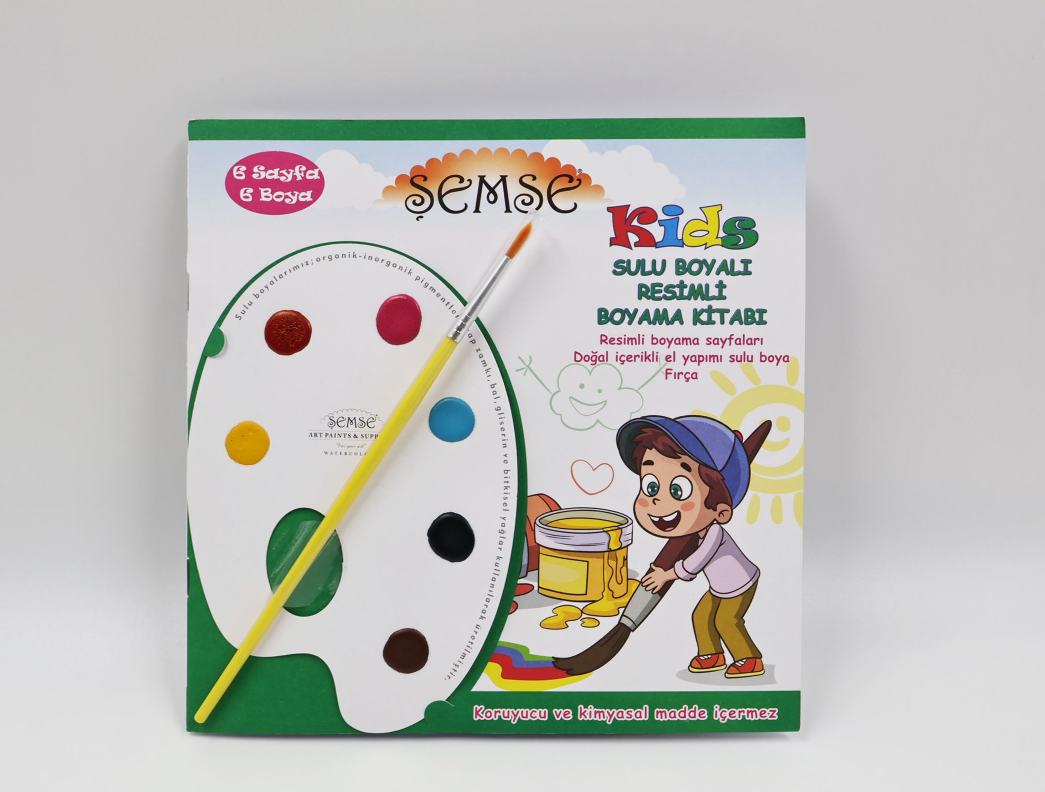 Şemse Kids Boyama Kitabı Seti- 3.Seviye