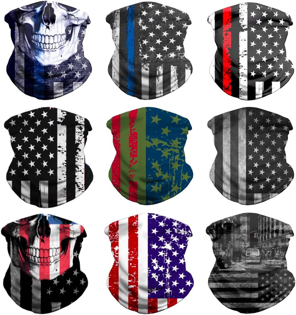 Thumbnail: Headband Bandana Head Wrap Scarf Neck Gaiter Headwear Balaclava for Sports