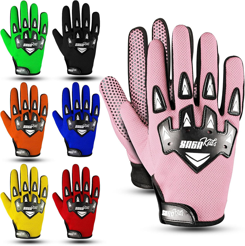 Thumbnail: SAGA SPORTS Bike Gloves for Future Champions. Motocross with Ultimate Protectio