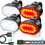 Thumbnail: USB Rechargeable Bike Lights Set, Super Bright 2 LED Front and Back Rear Bicycl
