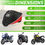 Thumbnail: COVERVIN Motorcycle Cover, Heavy Duty Waterproof Outdoor Motorcycle Scooter Cov