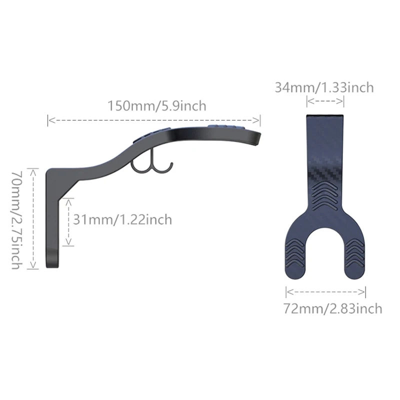 Thumbnail: Motorcycle Accessories Helmet Hook Wall Mount Hooks For Honda CBR 650/650R CB 5