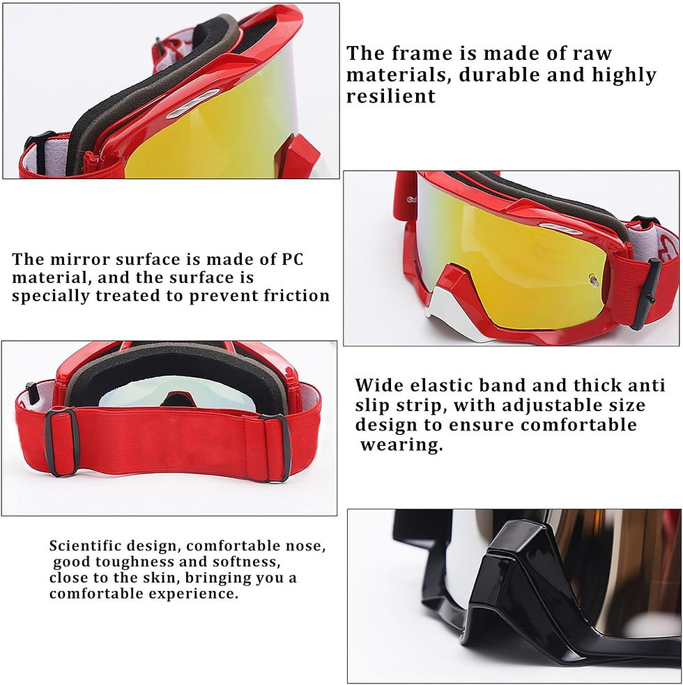 Thumbnail: Motocross Sports Goggles Motorcycle Goggles Off Road Racing Riding Goggle Outdo