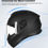 Thumbnail: ILM Full Face Motorcycle Street Bike Helmet with Enlarged Air Vents, Free Repla