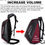 Thumbnail: mjmoto Motorcycle Backpacks for Men Helmet Bags Waterproof hard shell 30-48L Ex