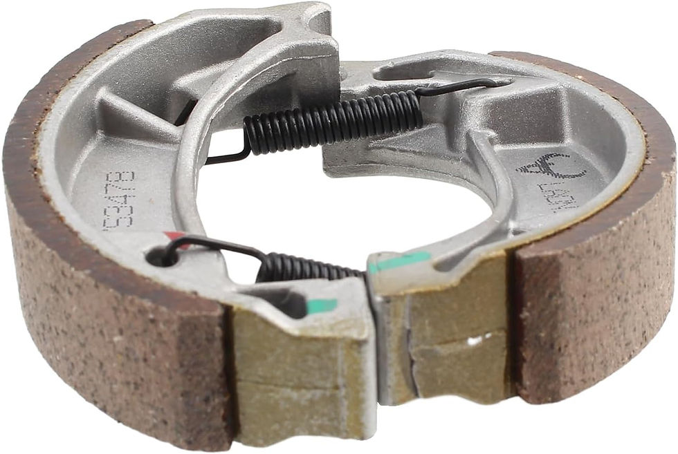 Thumbnail: AUTOKAY XR100R Front and Rear Brake Shoes Kit for Honda CRF80F CR60 CRF70F CR80