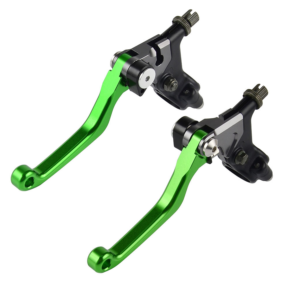 Thumbnail: For Kawasaki KLX250 1979-1980 CNC Shorty Brake Clutch Lever Kit KX 60 80 125 25