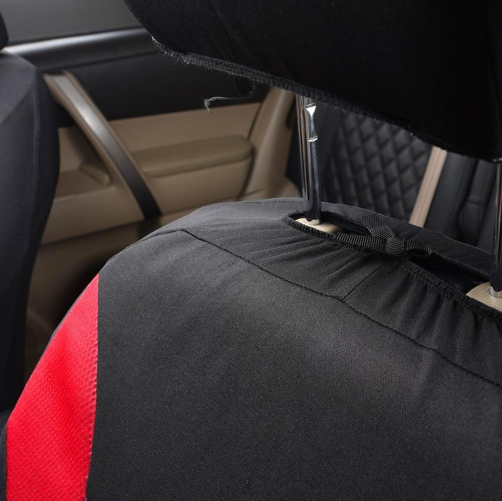 Thumbnail: Flying Banner Car Seat Covers Front Seats and Rear Bench Air Mesh Fabric Rear B
