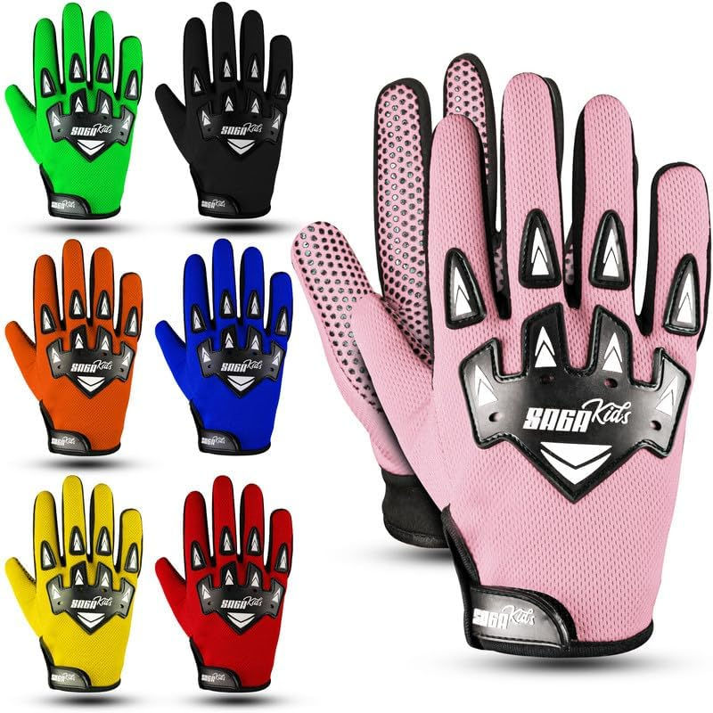 Thumbnail: SAGA SPORTS Bike Gloves for Future Champions. Motocross with Ultimate Protectio