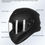 Thumbnail: ILM Full Face Motorcycle Street Bike Helmet with Enlarged Air Vents, Free Repla