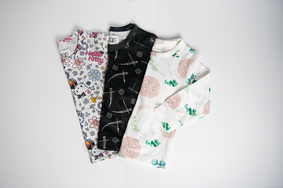 Thumbnail: Black Qeej Pajama Set