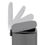 Thumbnail: 13.2 Gallon Trash Can, Rectangular Step on Kitchen Trash Can, Matte Grey