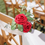 Thumbnail: 50 Pcs Artificial Flowers Red Roses Bulk, Real Looking Fake Foam Roses with Stem
