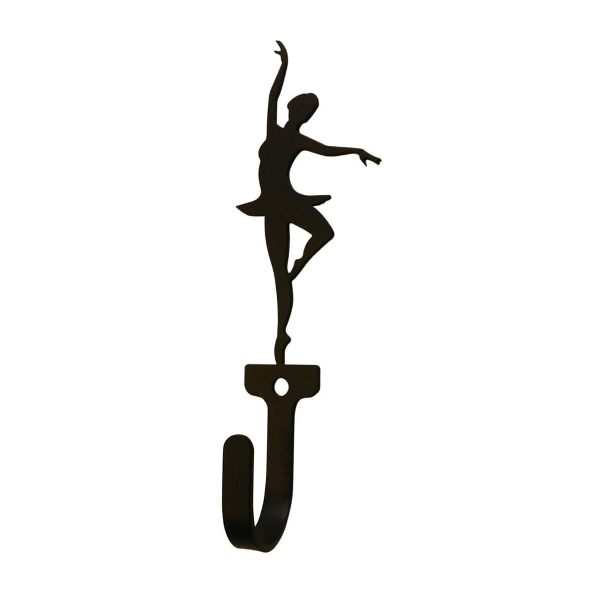 Wrought Iron Ballerina Wall Hook Decorative Small