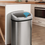 Thumbnail: 13 Gallon Kitchen Garbage Can Automatic Trash Can 13 Gallon Stainless Steel Tras