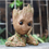 Thumbnail: Baby Groot Pen Pot Tree Man Pens Holder or Flower Pot with Drainage Hole Perfect